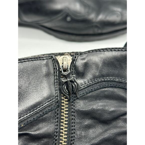 MARK NASON Lounge U Rock Ankle Boots Leather Moto Sz 14 $550 main image 8